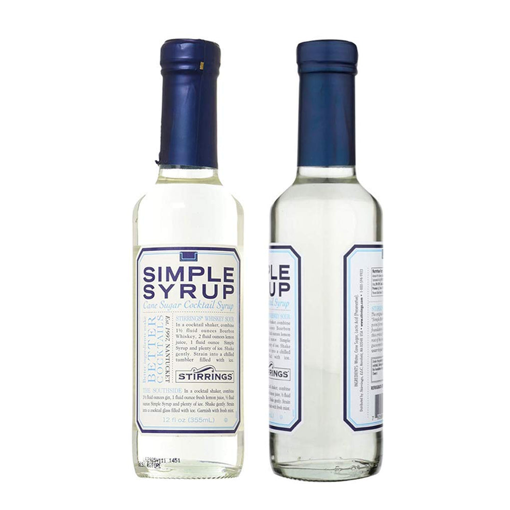 Stirrings Simple Syrup in tea provides customizable sweetness.