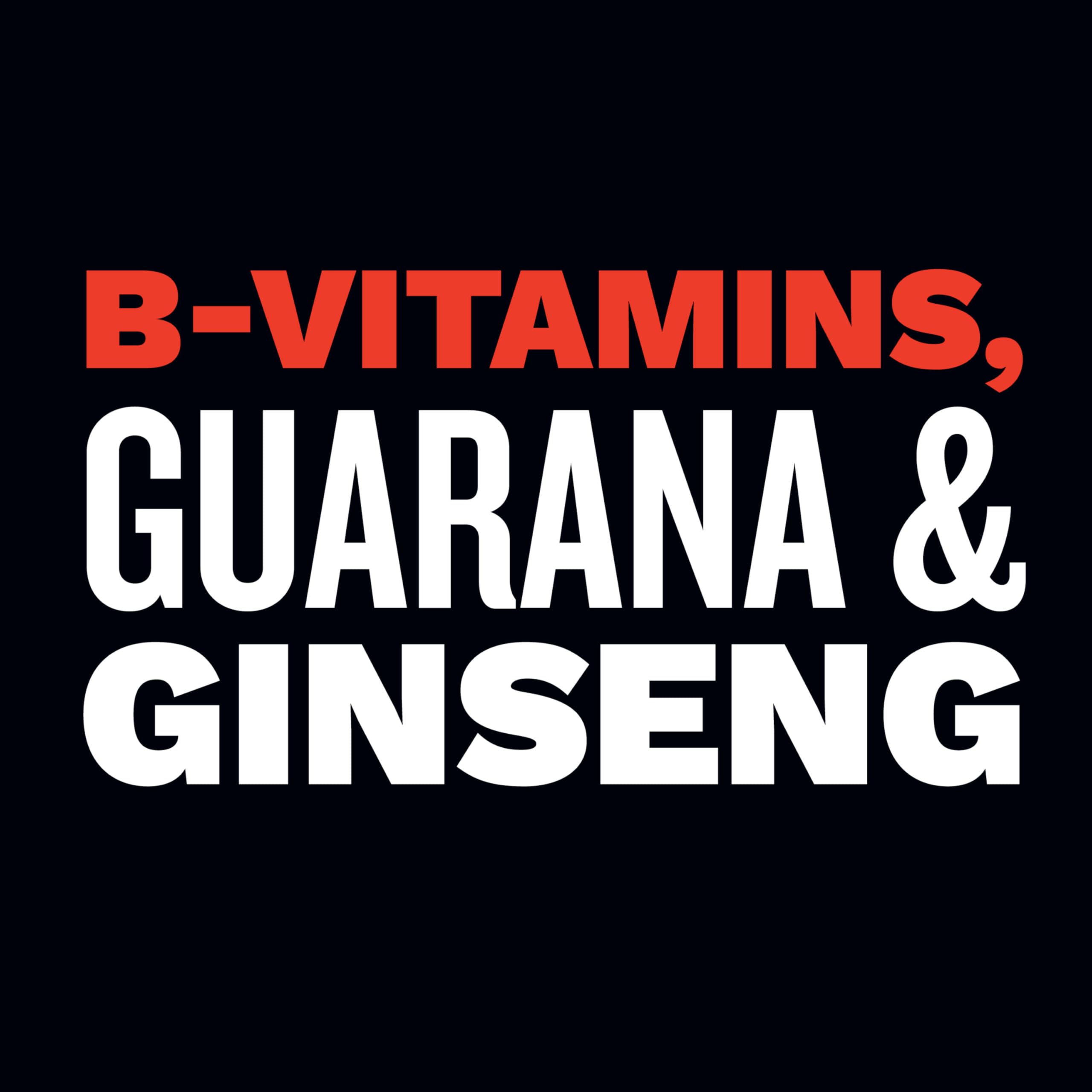 Guarana and ginseng icons shown as STOK ingredients