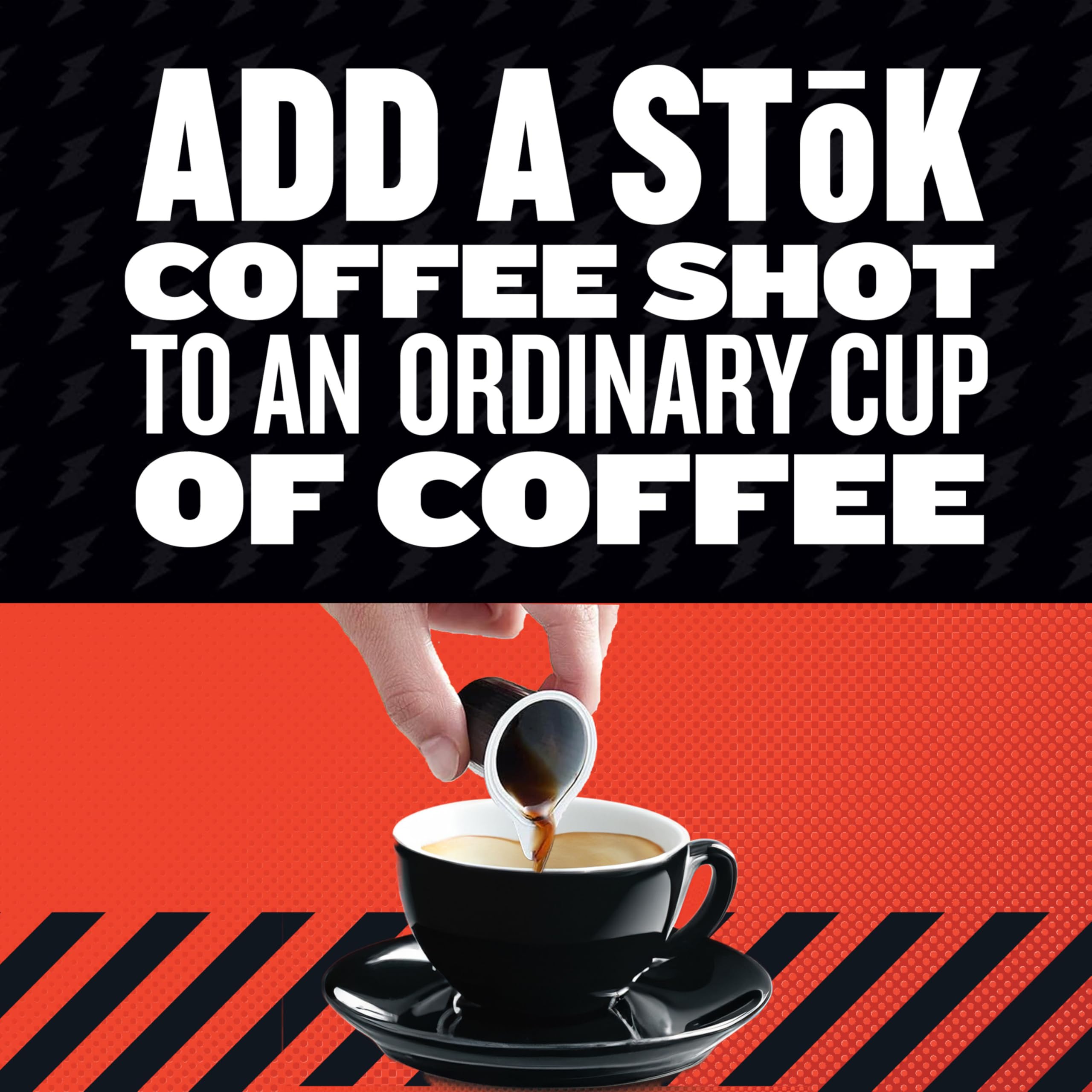 STOK Espresso Shots compatible with cold brew preparations.