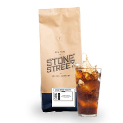 Stone Street cold brew coarse-ground bag for easy at-home brewing.