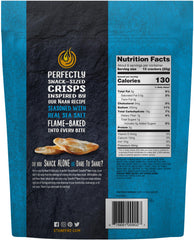 Stonefire Sea Salt Naan Crisps bag close-up flame-baked flavor you can see
