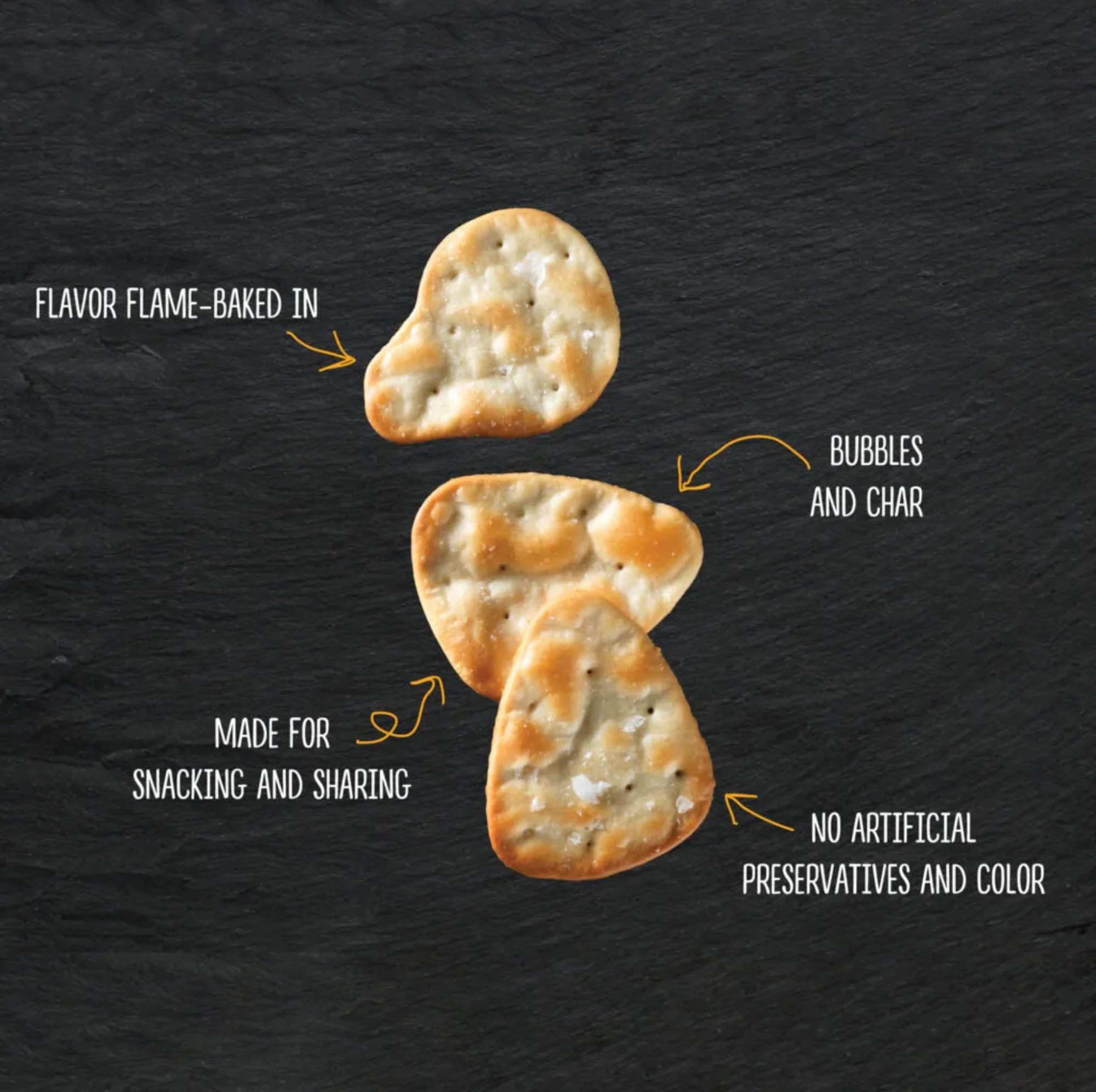 Stonefire Sea Salt Naan Crisps dipping setup perfect for dips and spreads