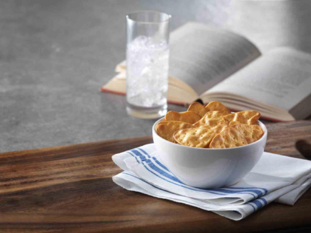 Stonefire Sea Salt Naan Crisps serving scene great for gatherings