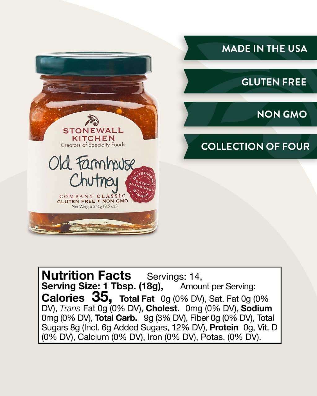 Stonewall Kitchen chutney serving board for easy cheese and meat pairings.
