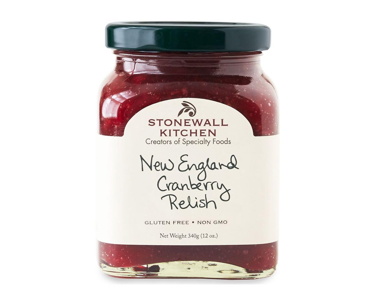 Stonewall Kitchen Cranberry Relish on a turkey platter suggesting pairing for holidays.
