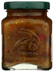Stonewall Kitchen Mango Chutney complements grilled fish with a glossy glaze.