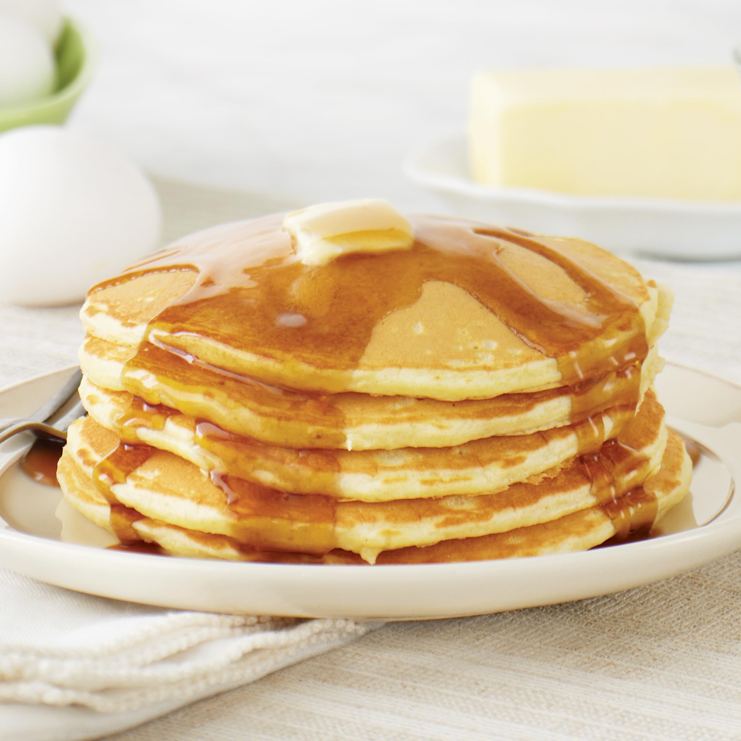 Stonewall Kitchen waffles with syrup for weekend brunch.