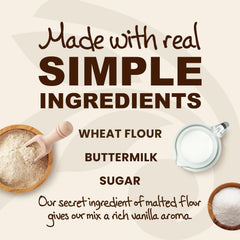Soft, golden waffles prepared with Stonewall Kitchen mix.