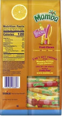 Storck Mamba Beach Sticks strawberry flavor close-up, ideal for on-the-go snacking