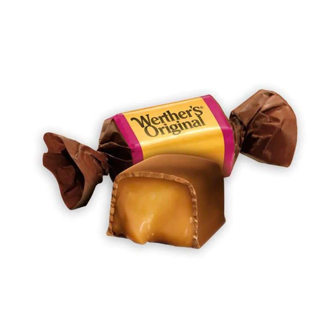 Storck Werther's Original caramel packaging tray, perfect for sharing at gatherings or gifting