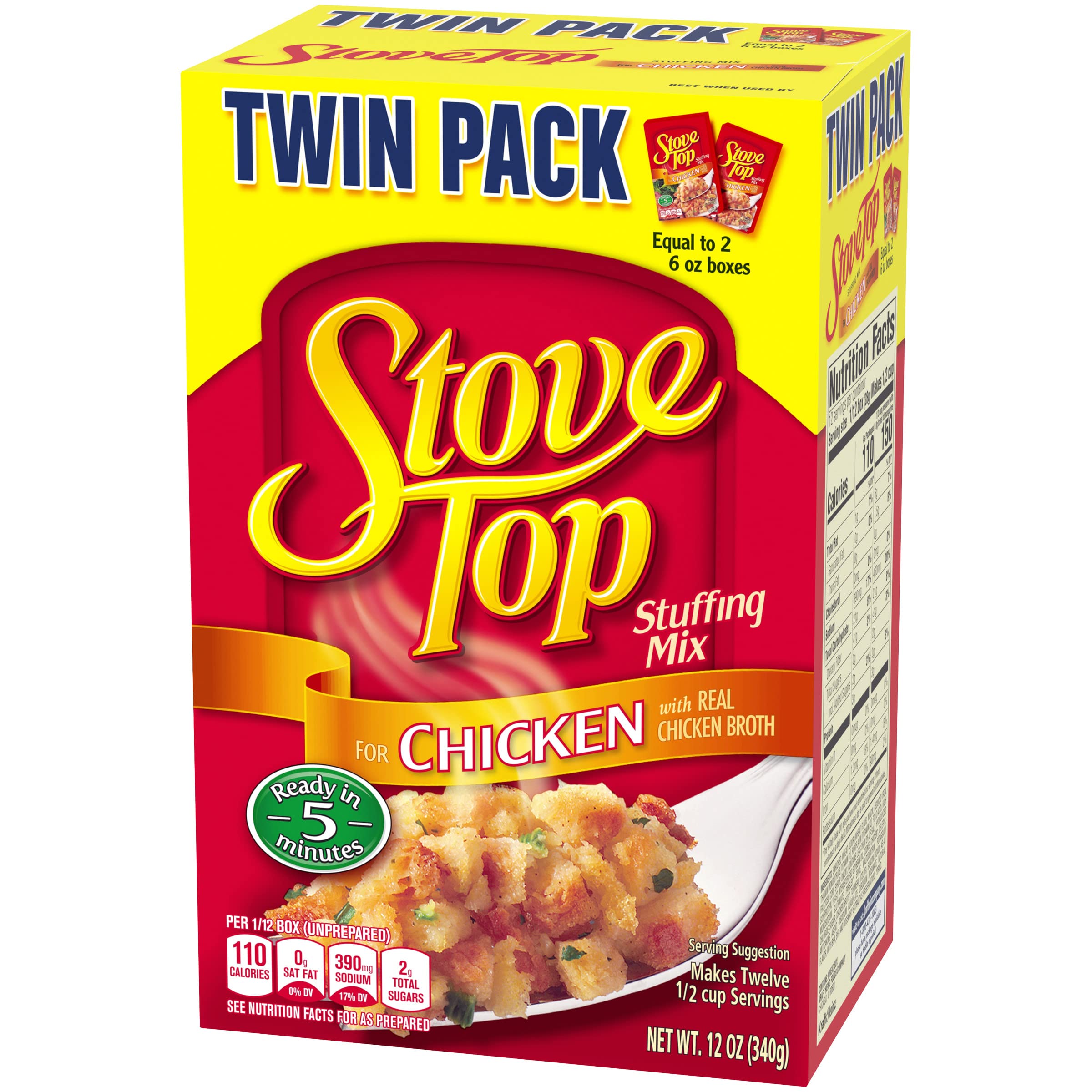 Stove Top Chicken Stuffing leftovers reheated for easy next-day meals.