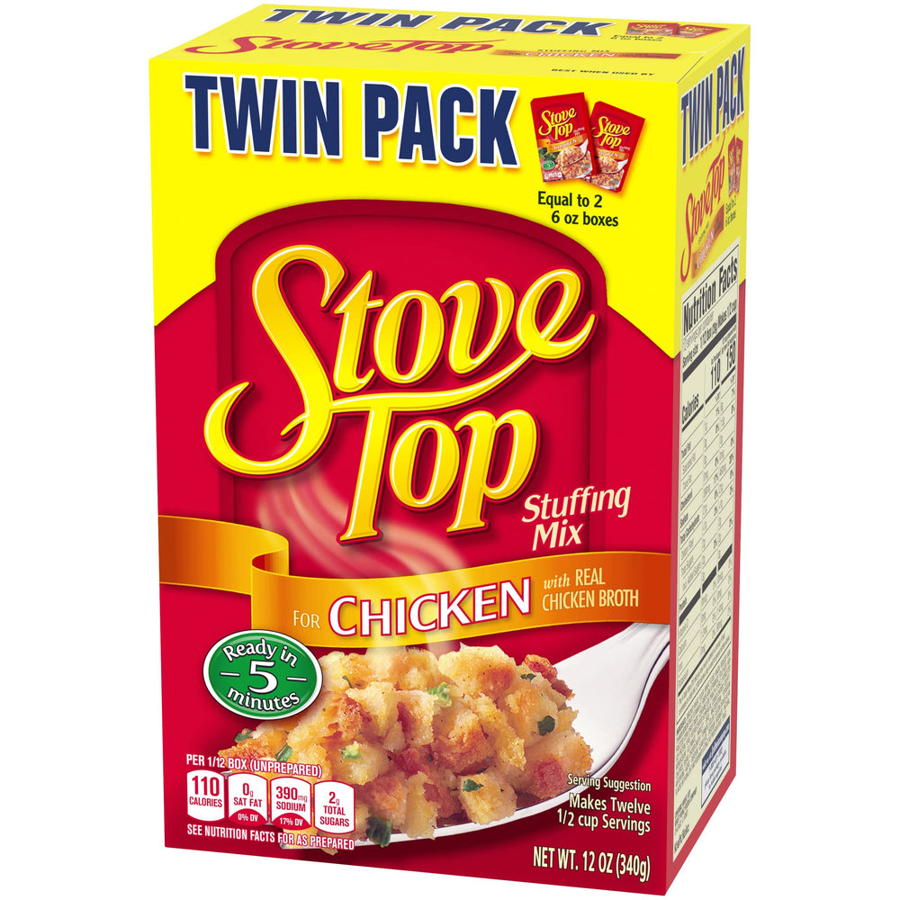 Stove Top Chicken Stuffing leftovers reheated for easy next-day meals.