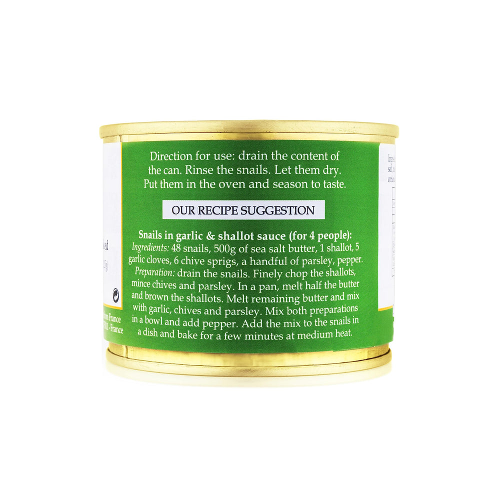 Straight from France escargots close-up shows tender texture and delicate flavor.