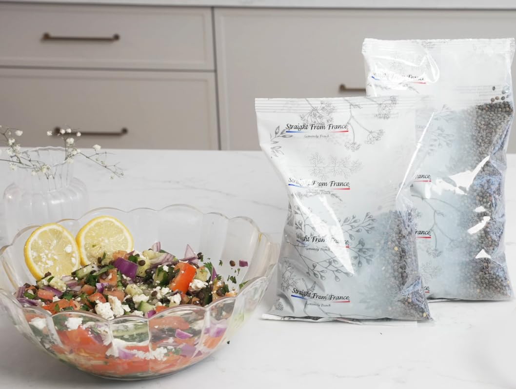 Straight from France lentils in curry or burrito, versatile weeknight option