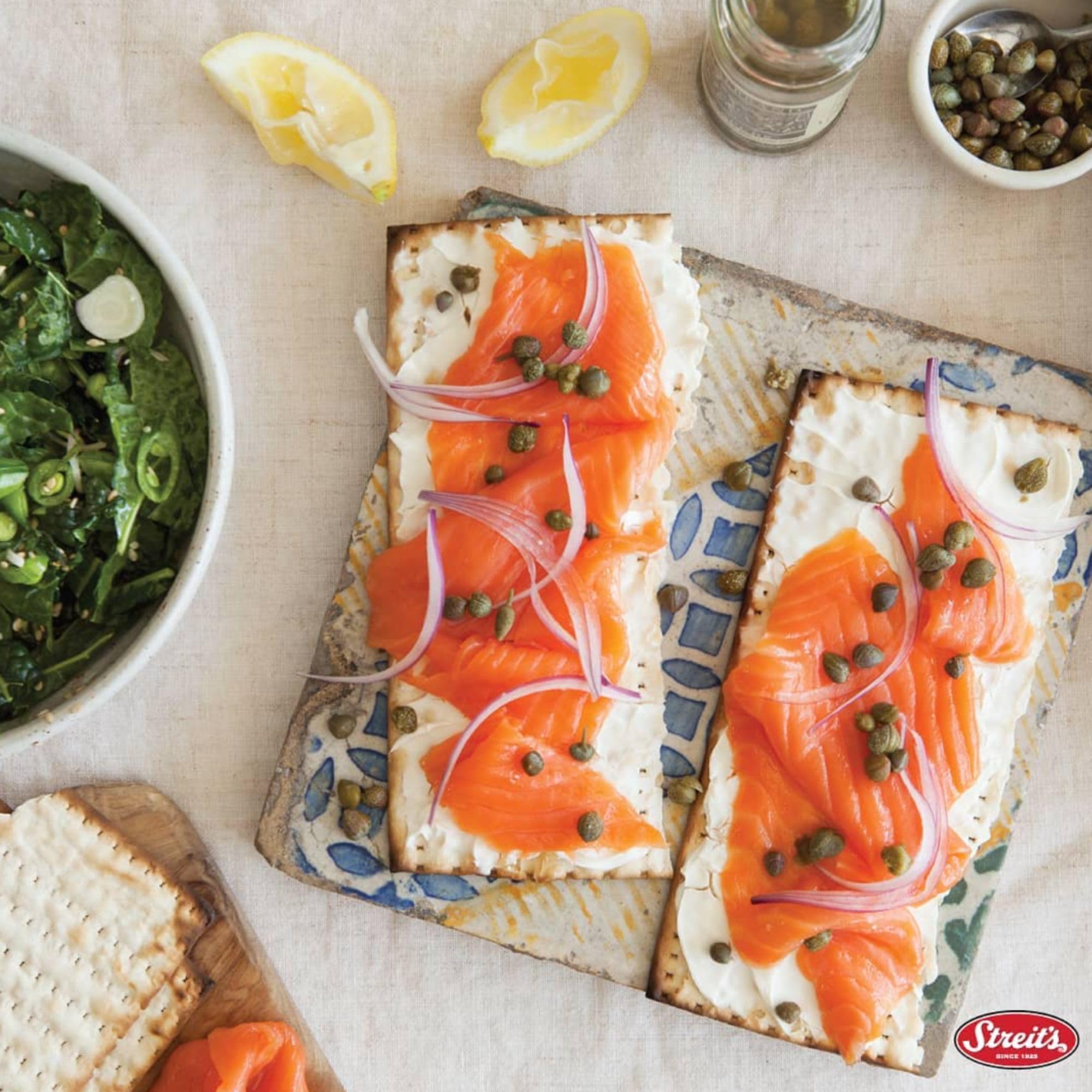 Pack of 3 matzos on cutting board, perfect for crumbing and breading.