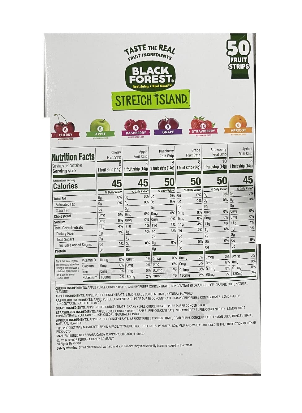 Stretch Island fruit leather apple flavor: portable chewy treat for school lunches.