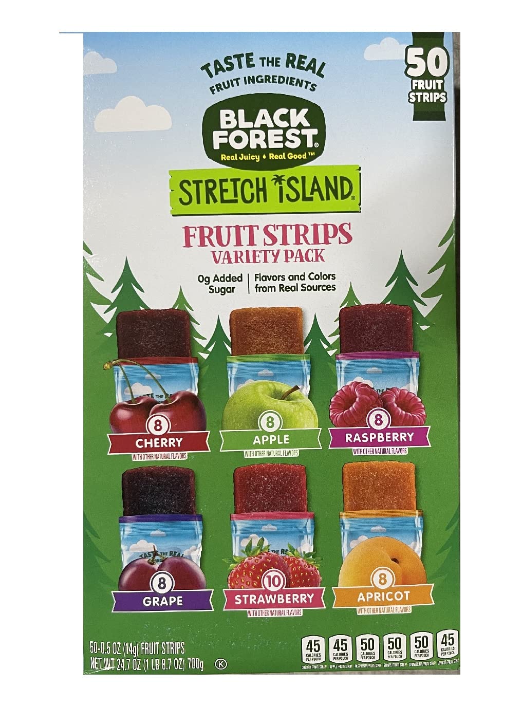 Stretch Island fruit leather cherry flavor: convenient on-the-go snack with no added sugar.