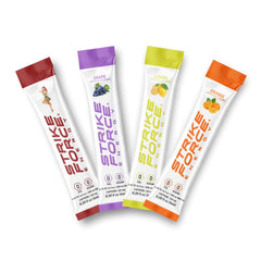 Strike Force Energy keto-friendly, zero-calorie packet supports low-carb plans.