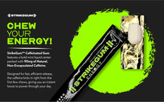 StrikeGum vegan gluten-free badge indicating dietary compatibility