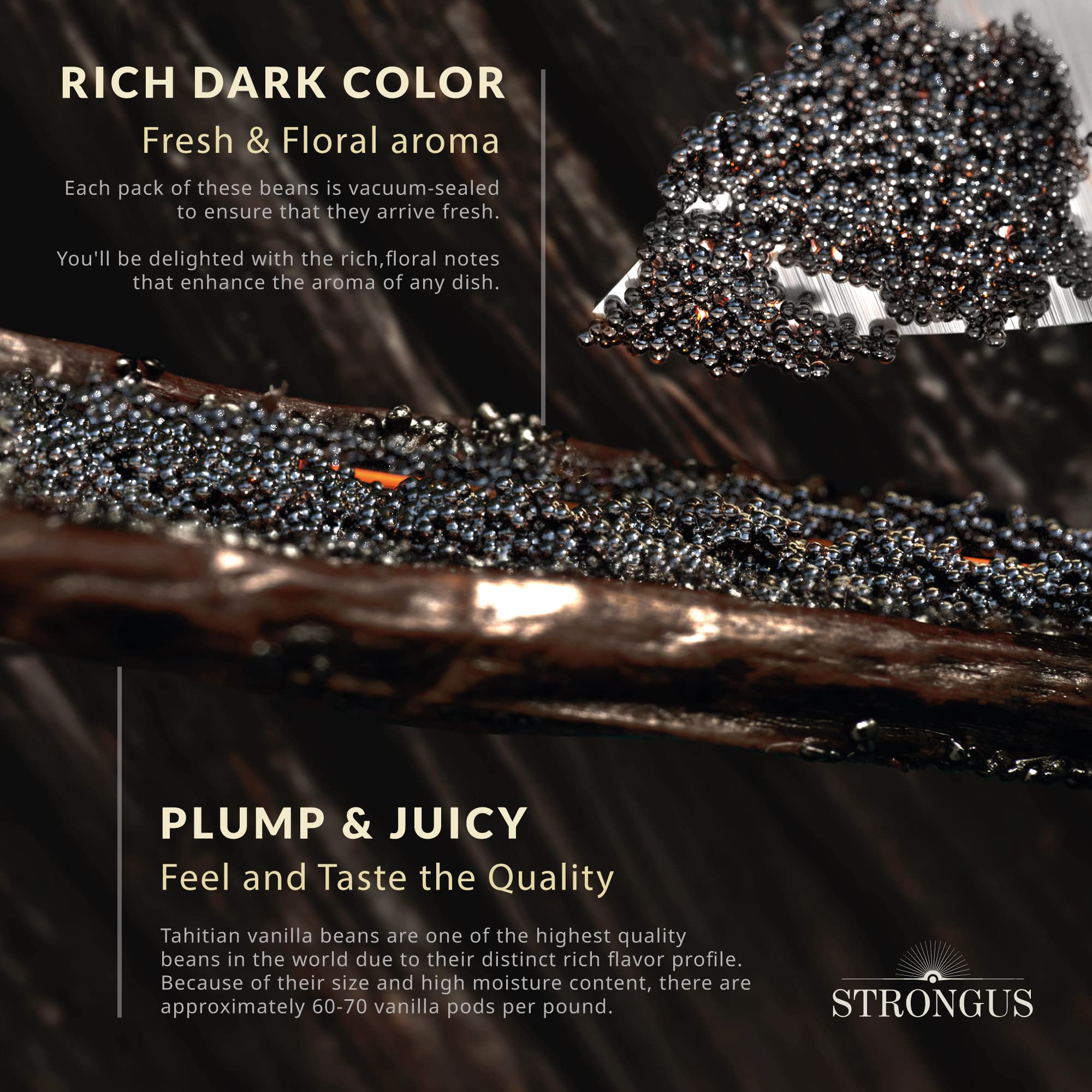 STRONGUS beans enhance coffee with warm aroma and natural sweetness.