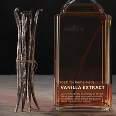 STRONGUS Tahitian vanilla beans for homemade extract, richer flavor from simple extraction.
