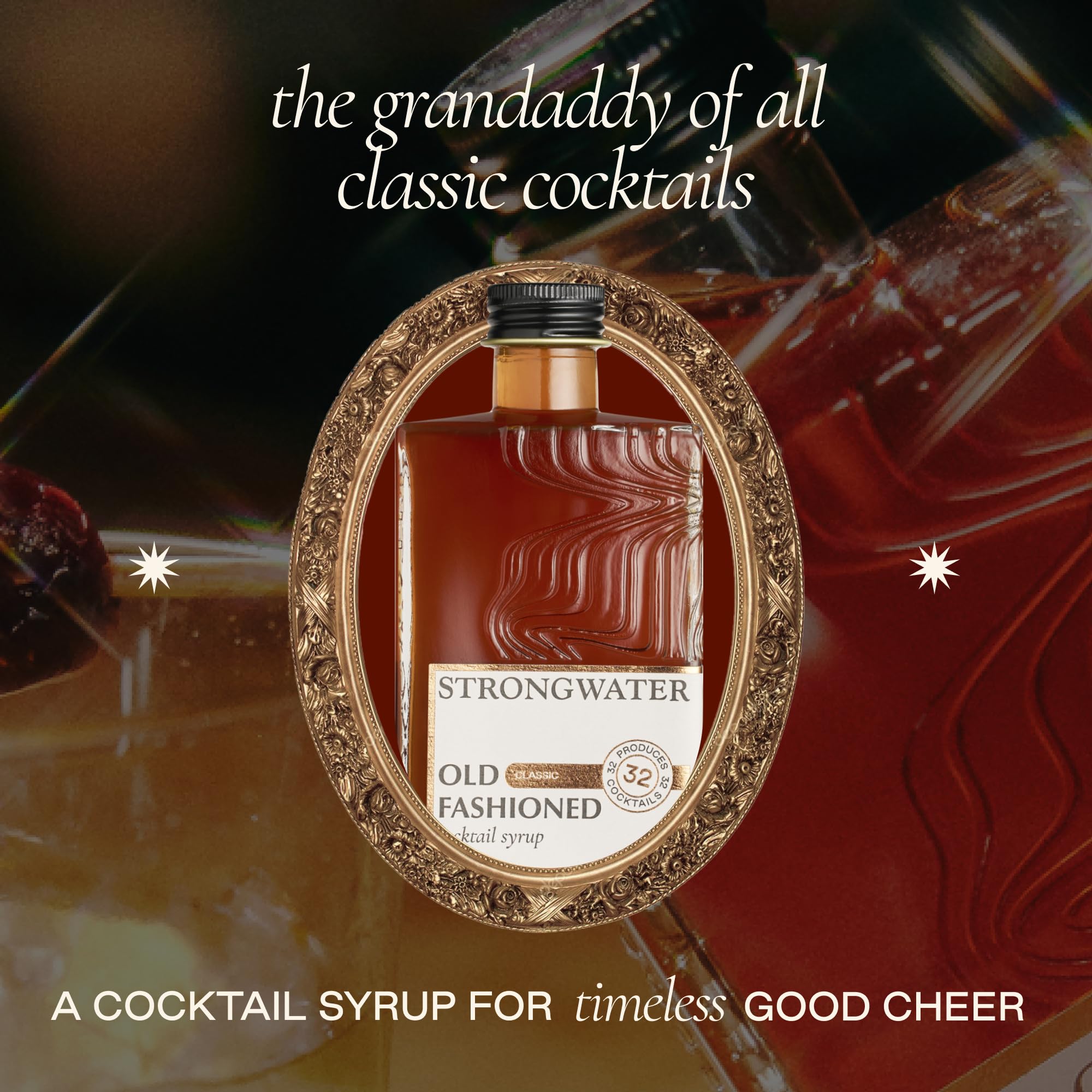 Strongwater maple syrup swirl adds rich maple notes to drinks.