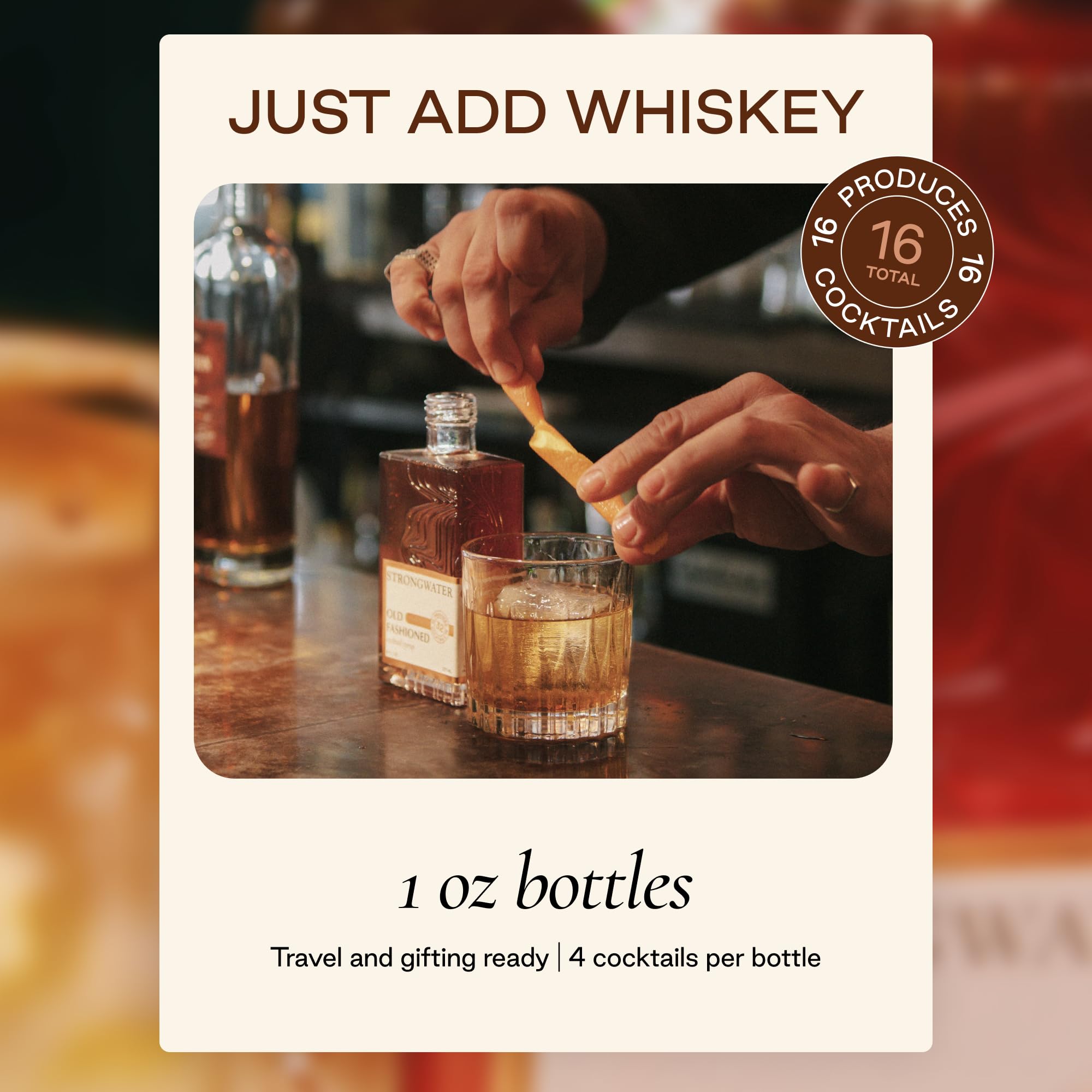 Strongwater Old Fashioned sampler gift-set makes a thoughtful host present
