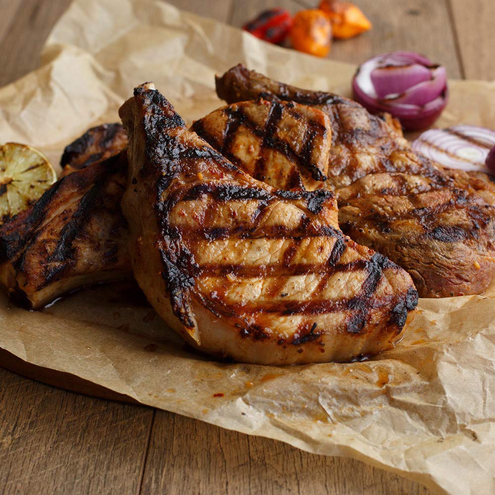 Label on Stubb's marinade highlighting gluten-free and non-GMO qualities