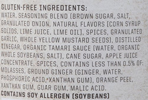 Close-up of ingredients highlighting garlic, citrus, and onion notes in Stubb's marinade
