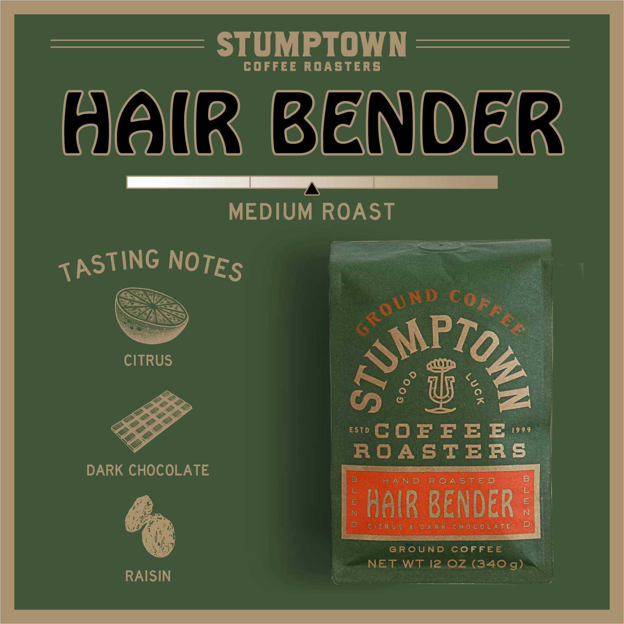 Stumptown cup highlighting citrus aroma and balanced flavor