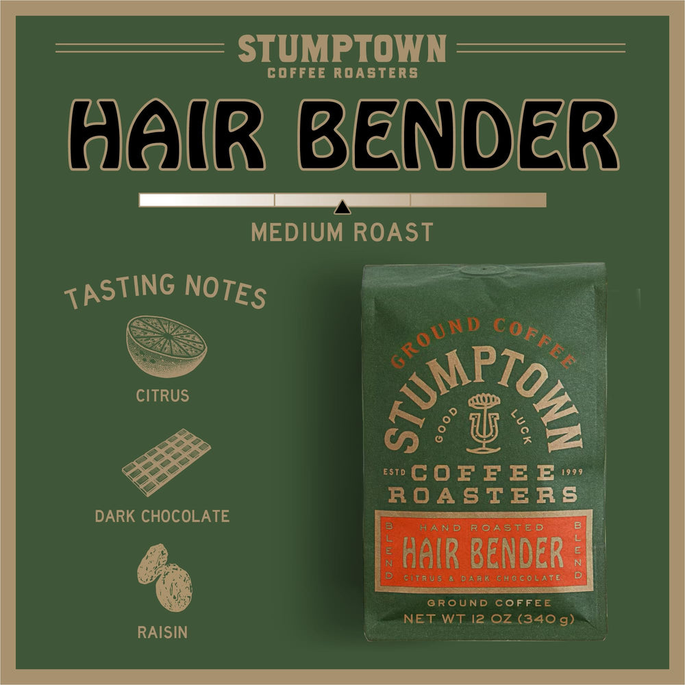 Stumptown cup highlighting citrus aroma and balanced flavor