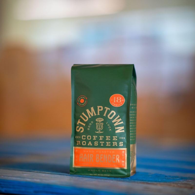 Stumptown Direct Trade coffee illustrating ethical sourcing and quality.