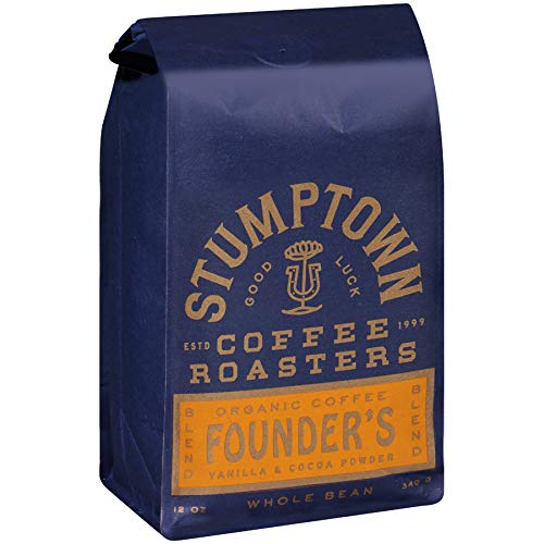 Stumptown Founder's Blend roast color in a bright roast photo.