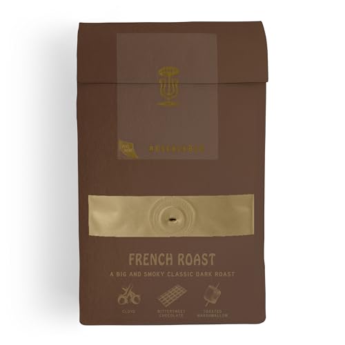 Stumptown French Roast steam rising from a cup for a rich aroma