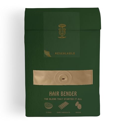Stumptown Hair Bender coffee beans ready for home grinding and brewing.