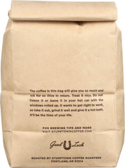 Stumptown Trapper Creek Decaf espresso shot with rich aroma
