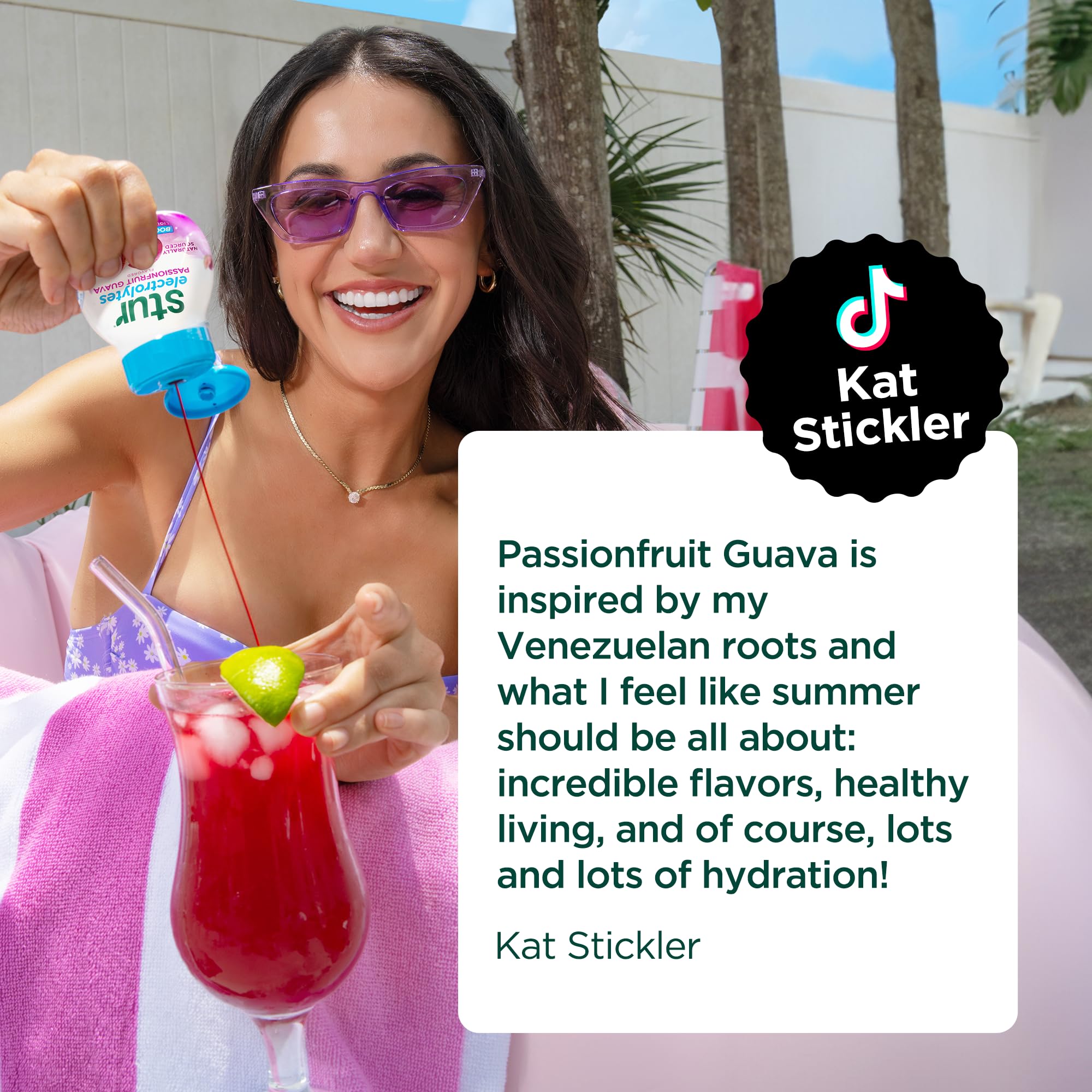 Stur Electrolyte Passionfruit Guava in-pack for travel convenience