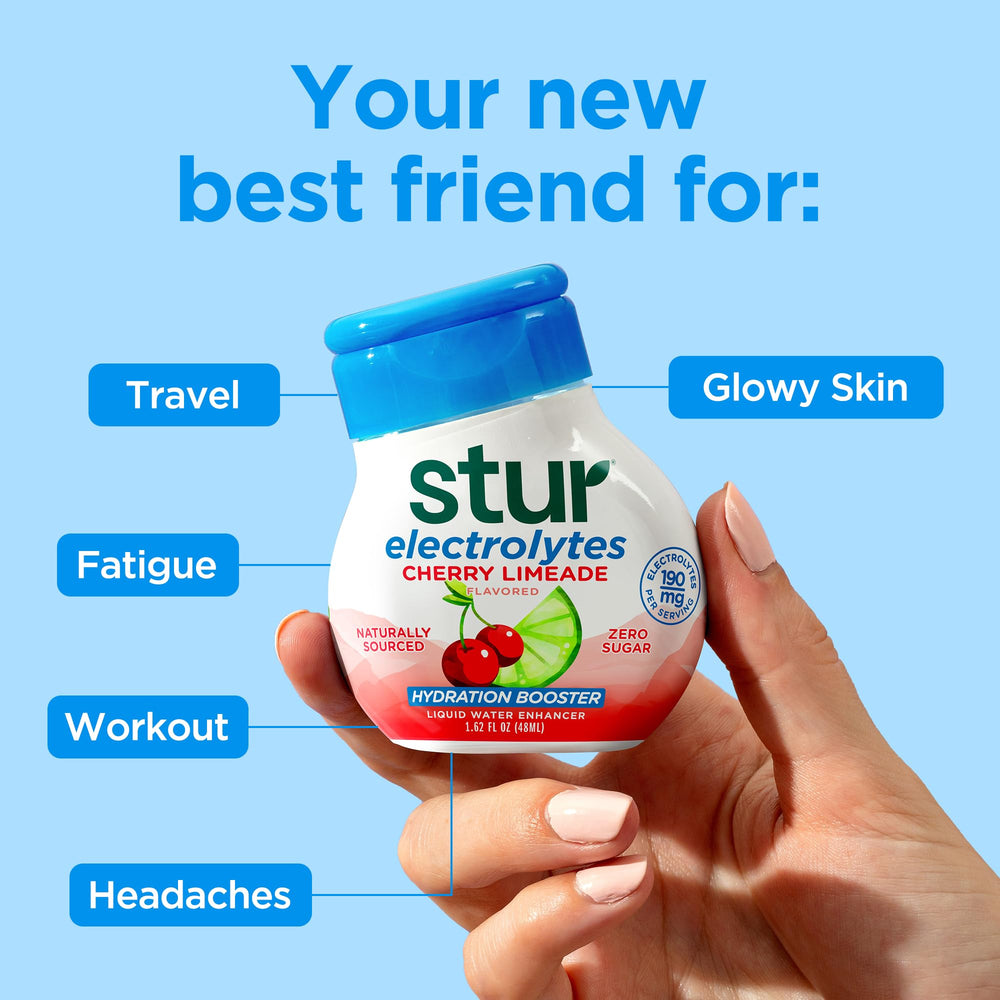 Stur travel-ready bottle ideal for gym or travel
