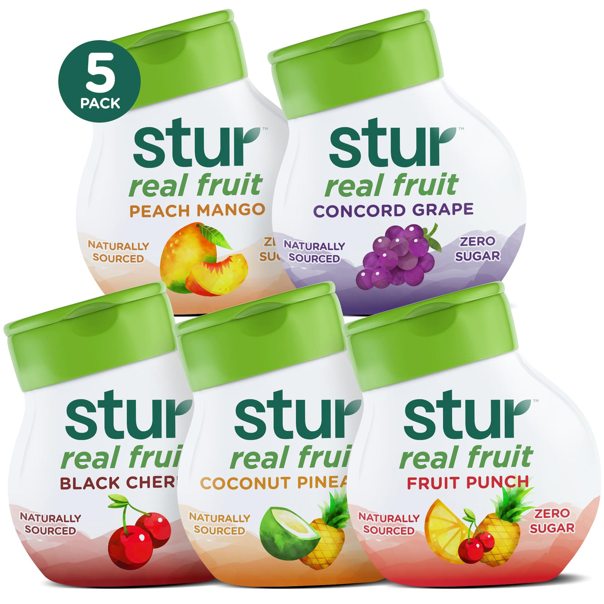Stur Summer Variety Pack bottle with natural flavor and zero calories.