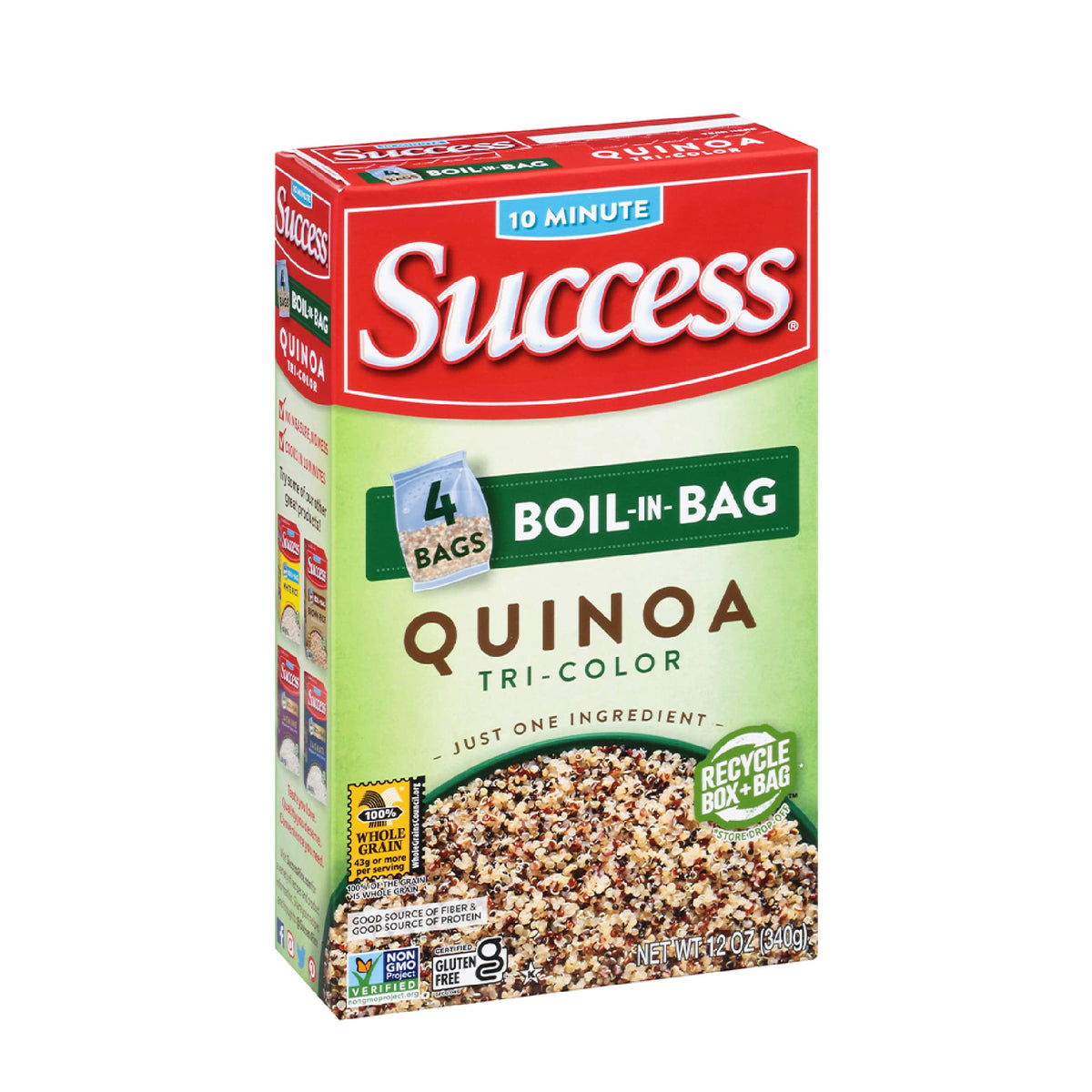 SUCCESS boil-in-bag quinoa microwave dish ready in minutes