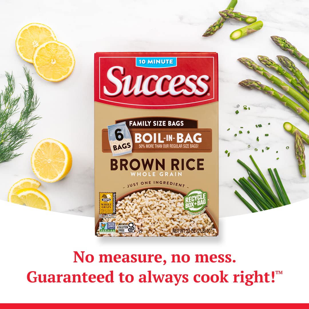 Success Boil-in-Bag Brown Rice fried rice preparation ready.