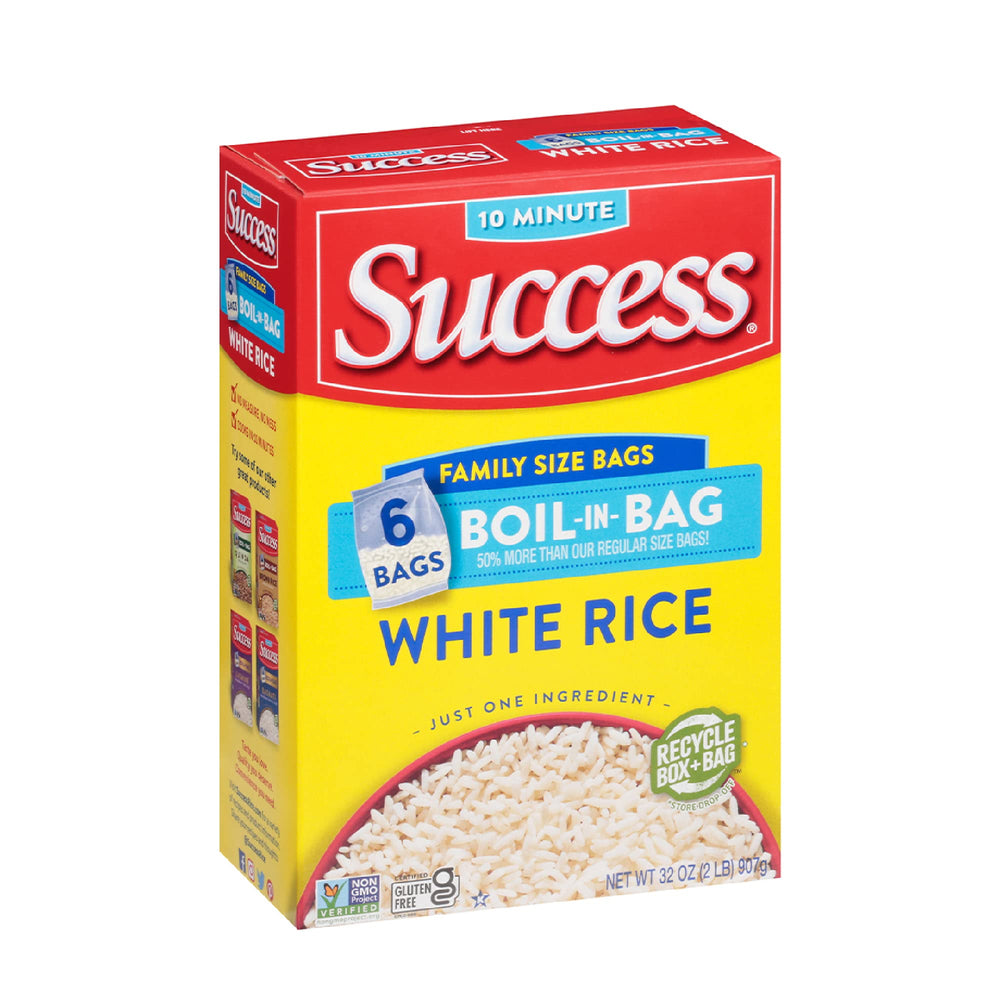 SUCCESS Boil-in-Bag Rice fluffy texture for quick family meals