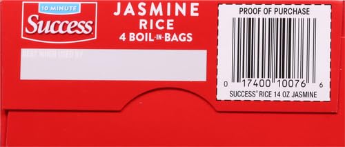 SUCCESS Boil-in-Bag Jasmine Rice gluten-free and vegan friendly.