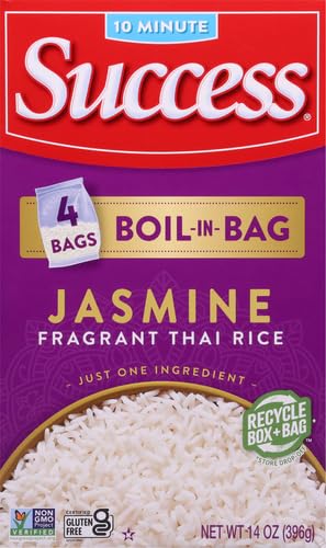 SUCCESS Boil-in-Bag Jasmine Rice delivers light, fluffy texture.