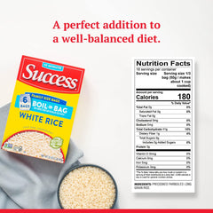 SUCCESS Boil-in-Bag Rice microwave-ready for fast weeknight dinners