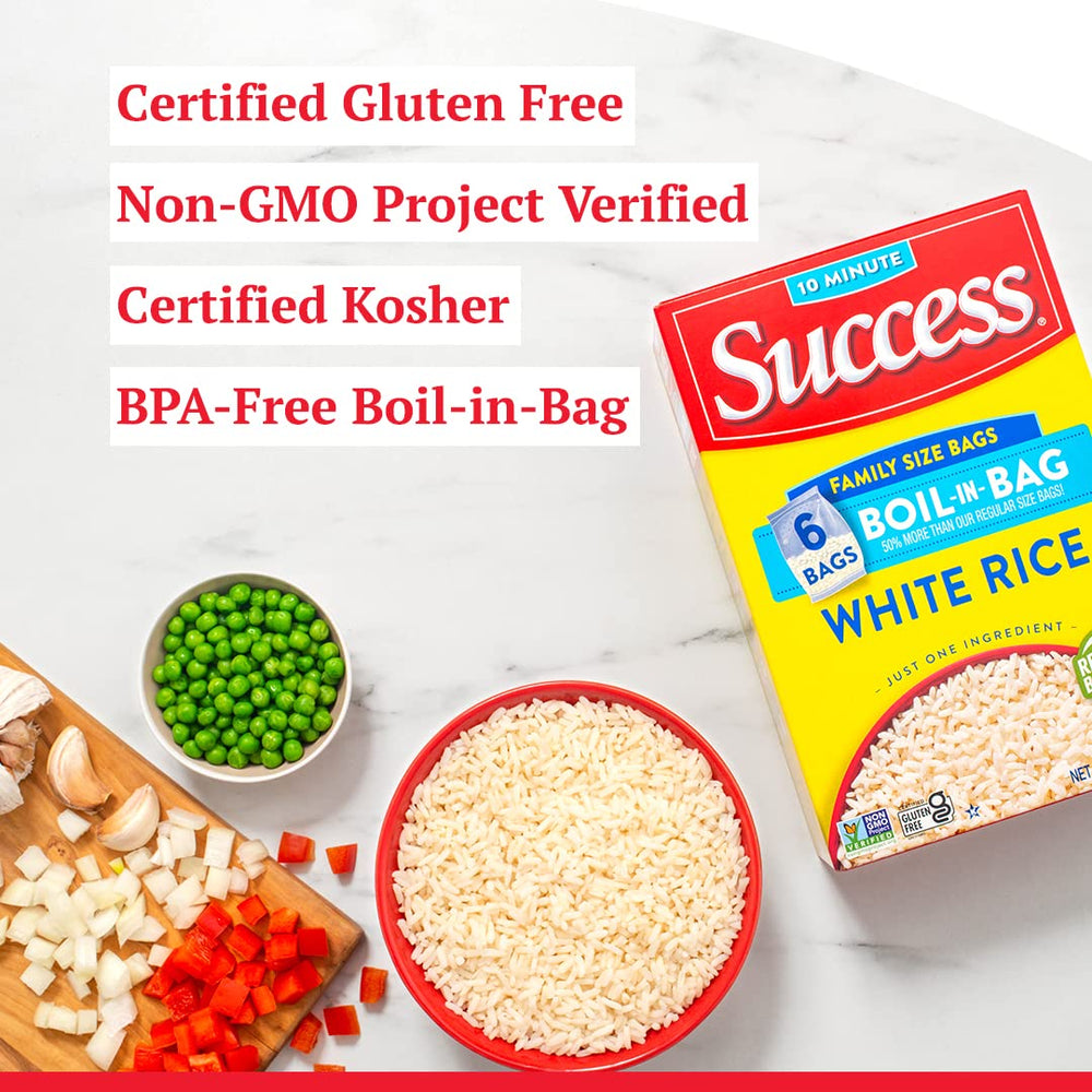 SUCCESS Boil-in-Bag Rice serving-dish showcases versatility