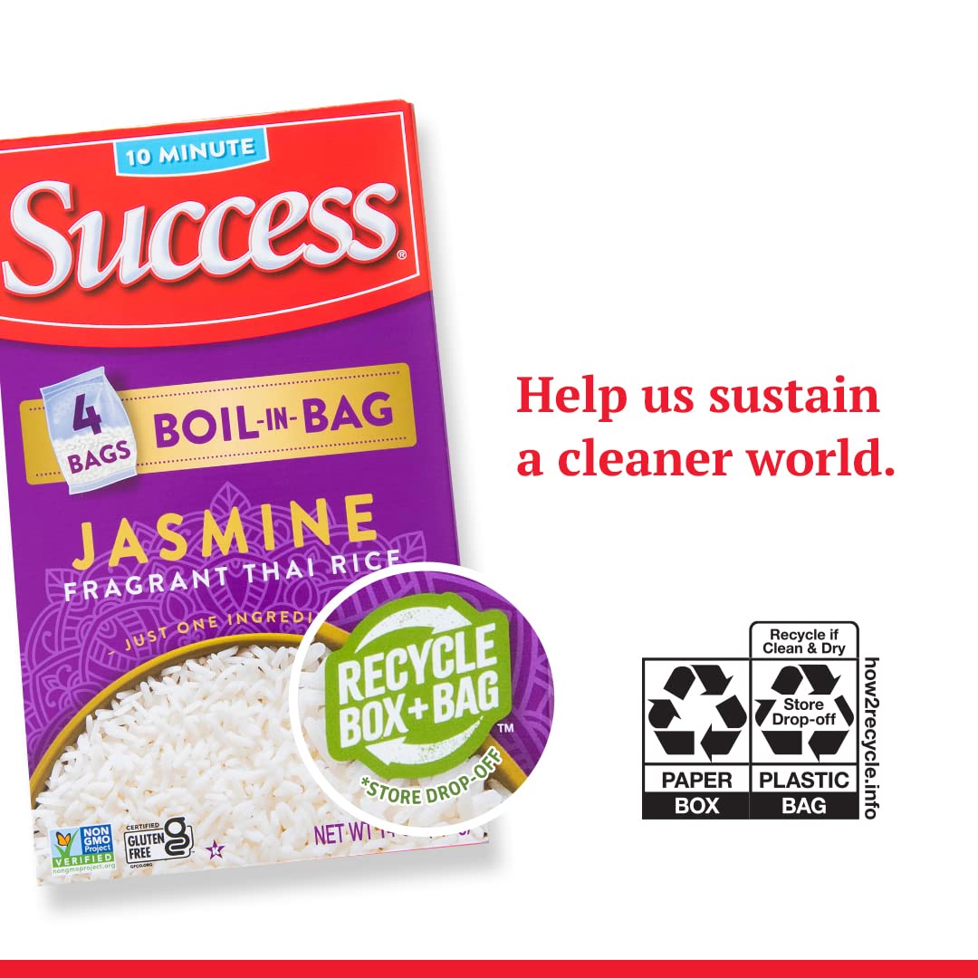 SUCCESS Boil-in-Bag Jasmine Rice ideal for Thai fried rice.