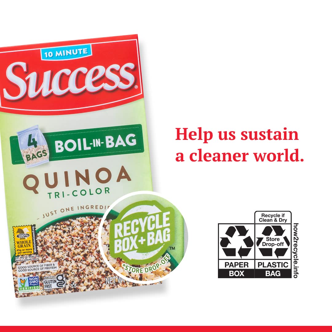 SUCCESS quinoa salad bowl ready to toss and serve