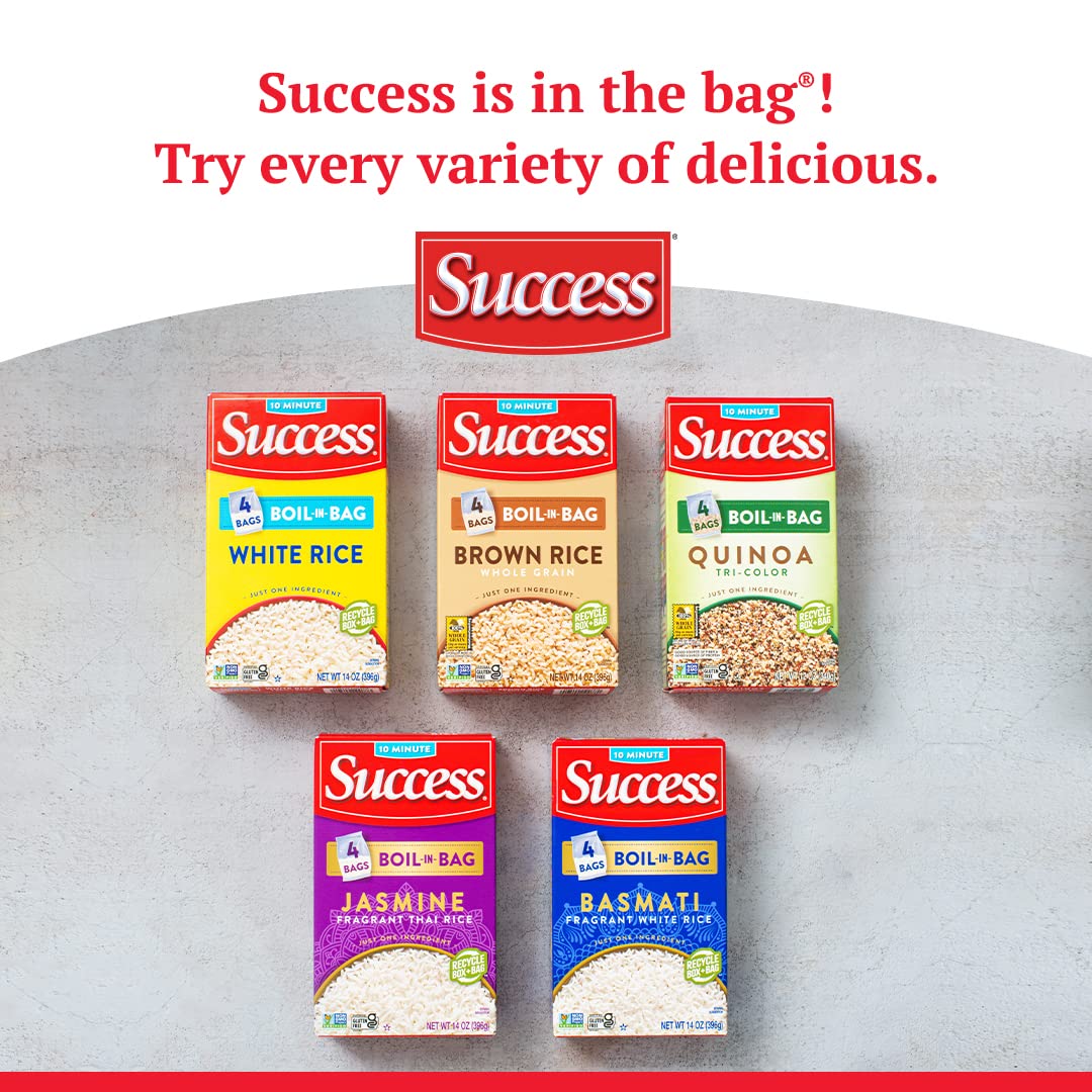 SUCCESS Kosher-certified brown rice ideal for family dinners.