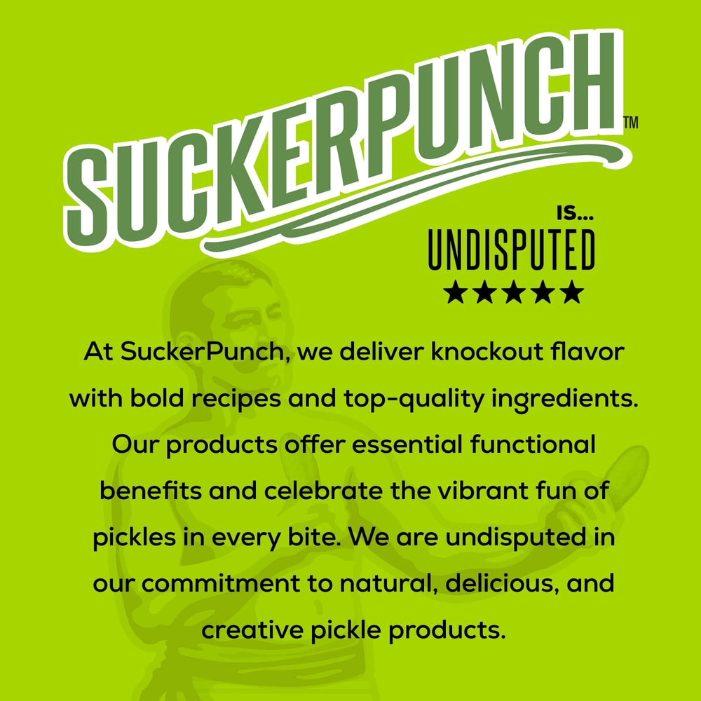 Suckerpunch shot features non-GMO, gluten-free, keto-friendly ingredients on label.